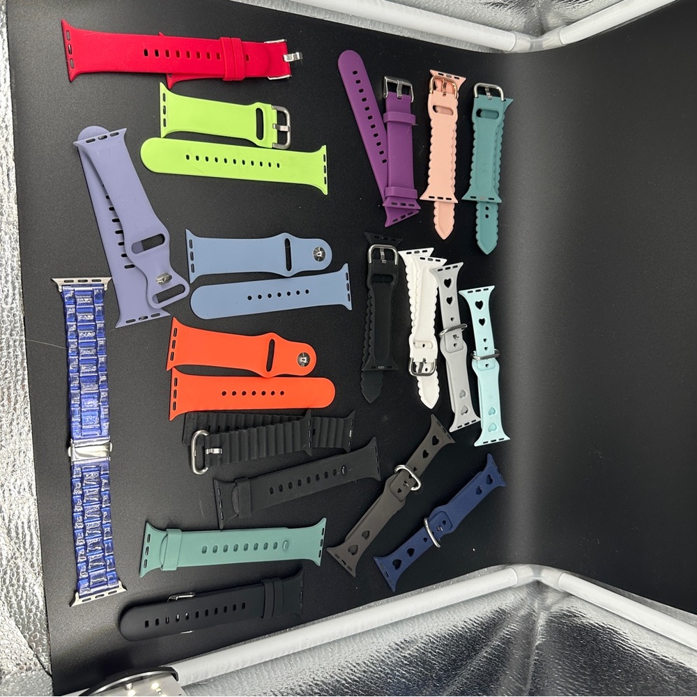 Assorted Colorful Smart Watch Bands Fit Size 40mm
